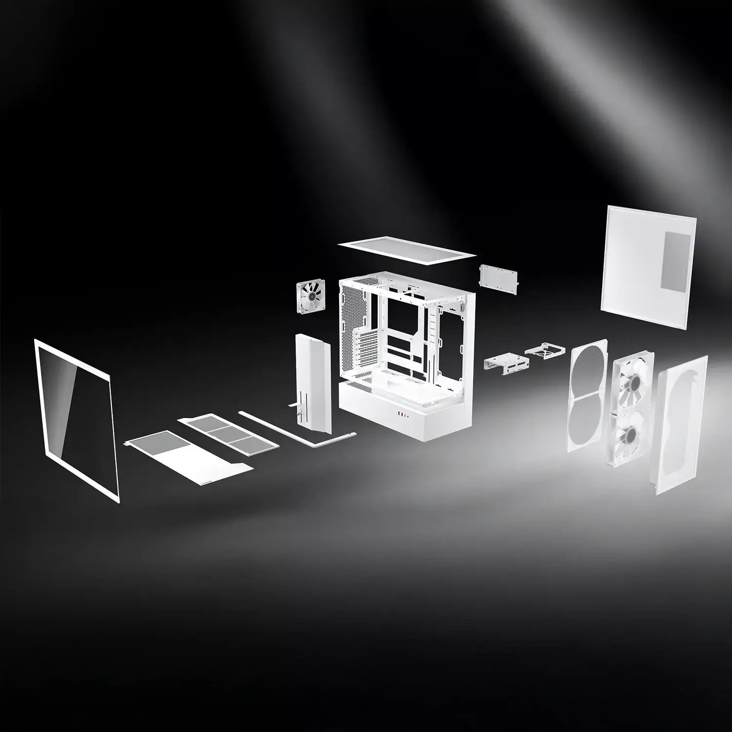 Obudowa Cougar Obudowa Midi-Tower CFV235, ARGB, Mesh, Czarny