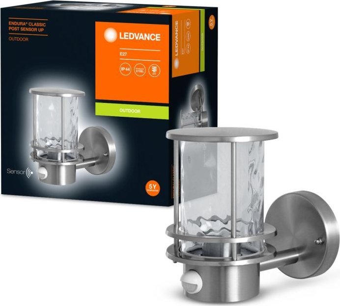 Kinkiet Osram LEDVANCE Kinkiet Ogrodowy Lampa z Czujnikiem E27