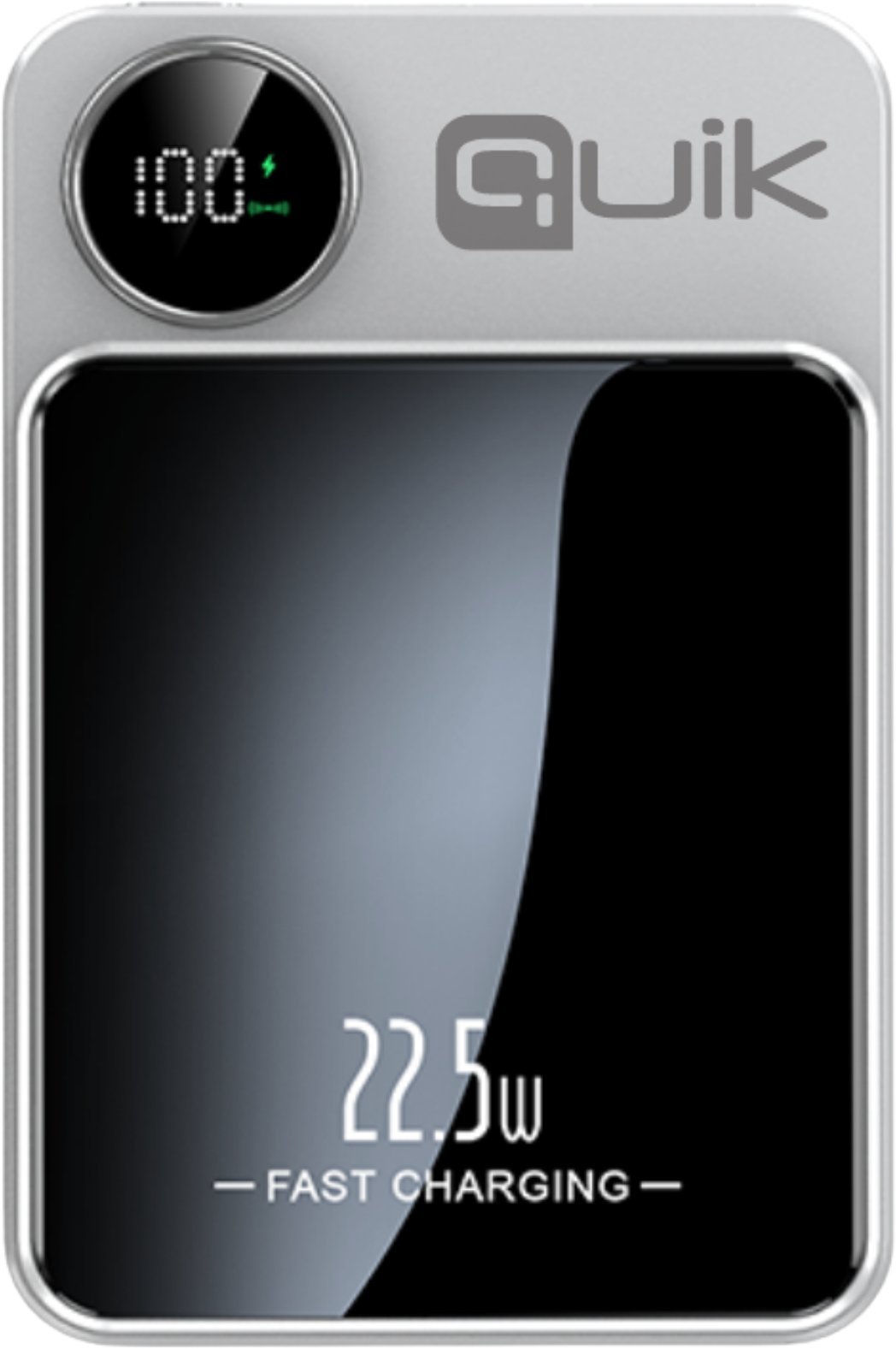 Powerbank Quik QP-820 10000mAh Czarno-srebrny
