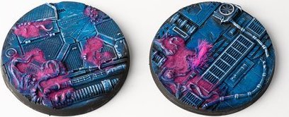 Gamers Grass Gamers Grass: Bases Round - Alien Infestation 60 mm (2 szt.)