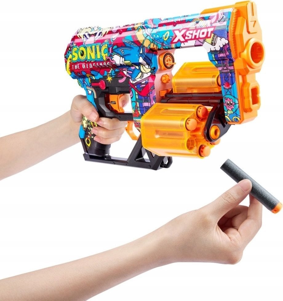 Zuru Wyrzutnia Skins Dread Sonic 12 strzałek Robotnik