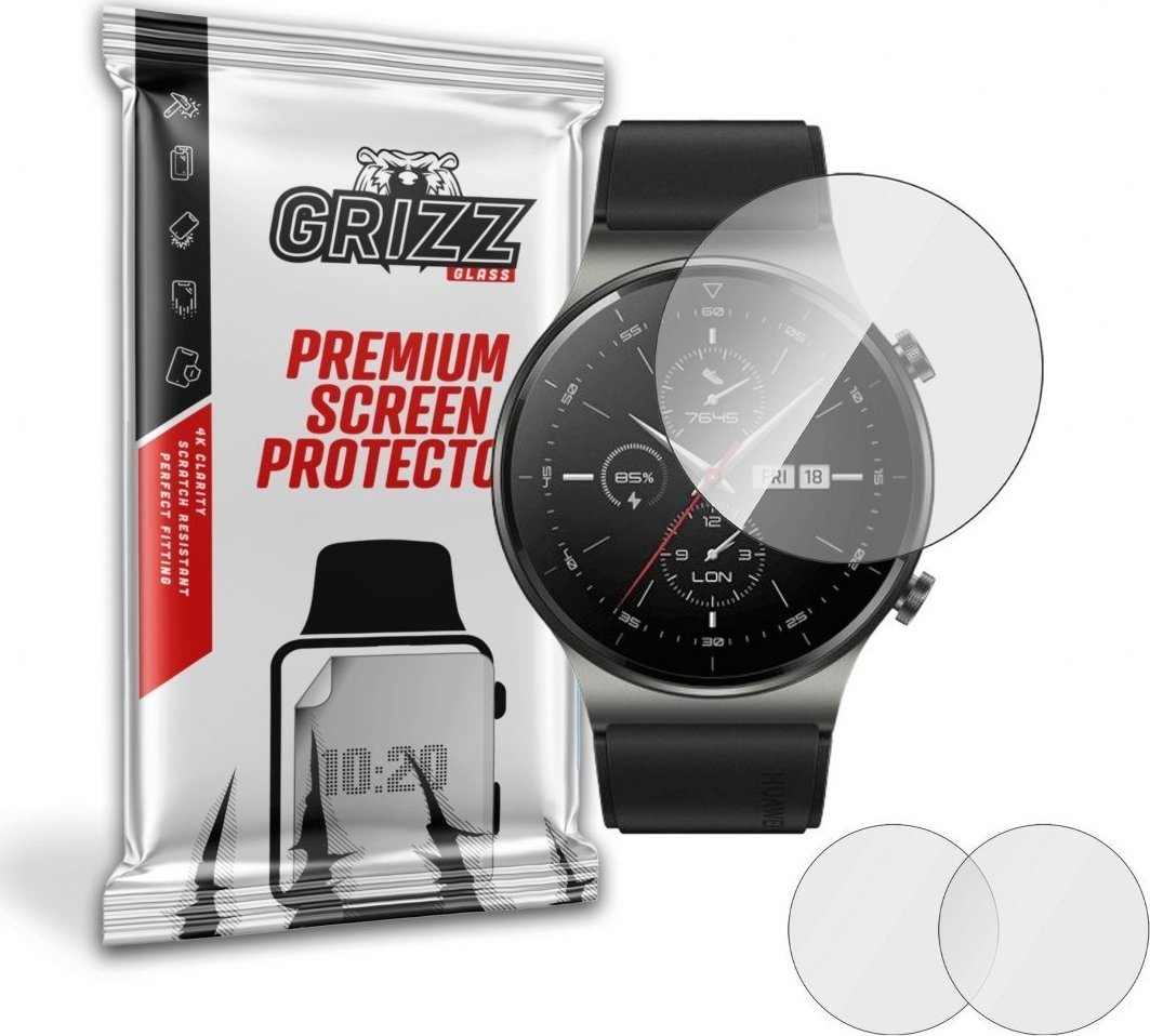 GrizzGlass Szkło hybrydowe Grizz Huawei Watch GT2 Pro