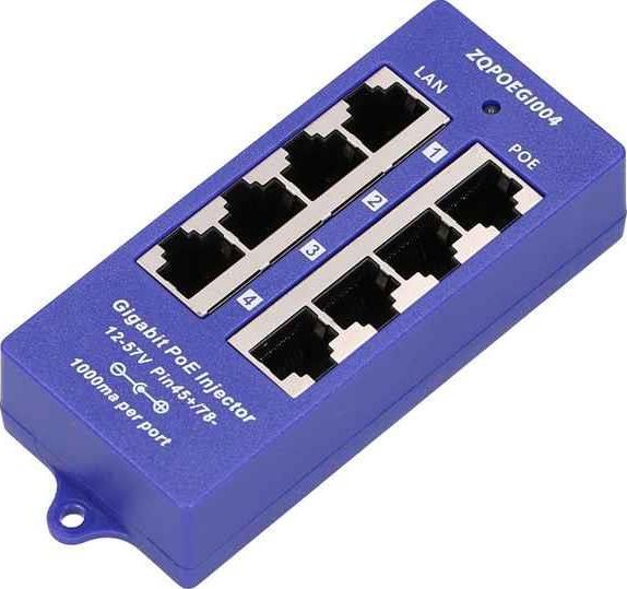 ExtraLink EXTRALINK 4 PORTOWY POE INJECTOR GIGABIT ETHERNET - EX.6358