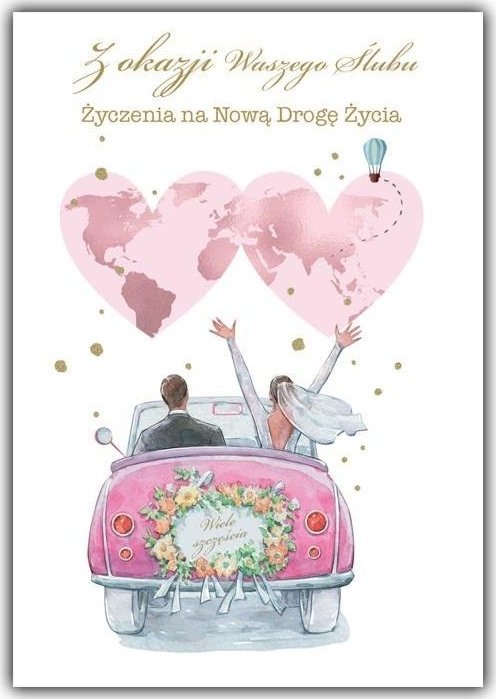 Kartka okolicznościowa Ślub