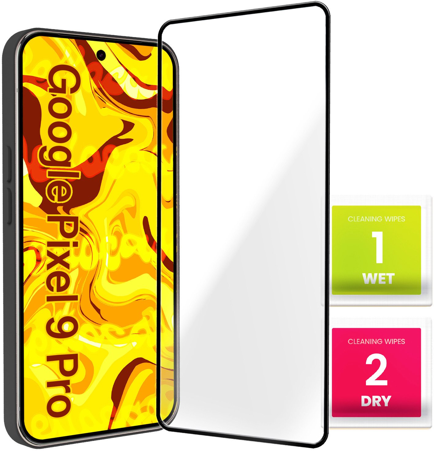 Szkło Hartowane Do Google Pixel 9 / 9 Pro / 10 / 10 Pro (Pełne, 5D, Szybka)