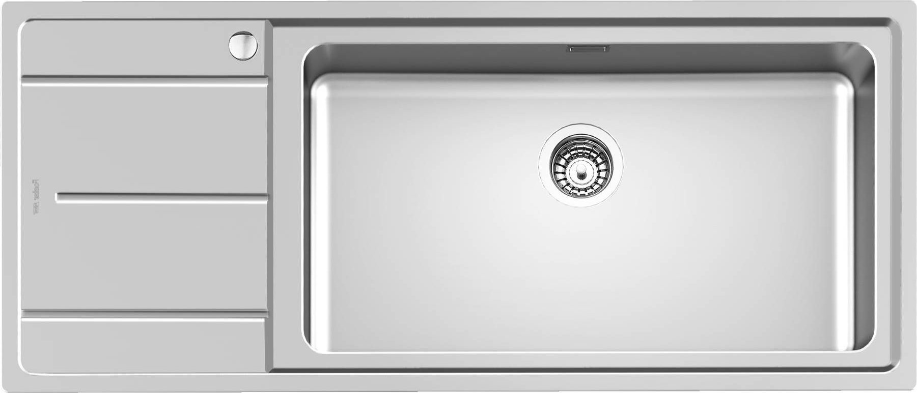 Zlewozmywak Foster 3216051 Evo 1-komorowy zlewozmywak do zabudowy 116 x 50 z prawą komorą - stal nierdzewna szczotkowana