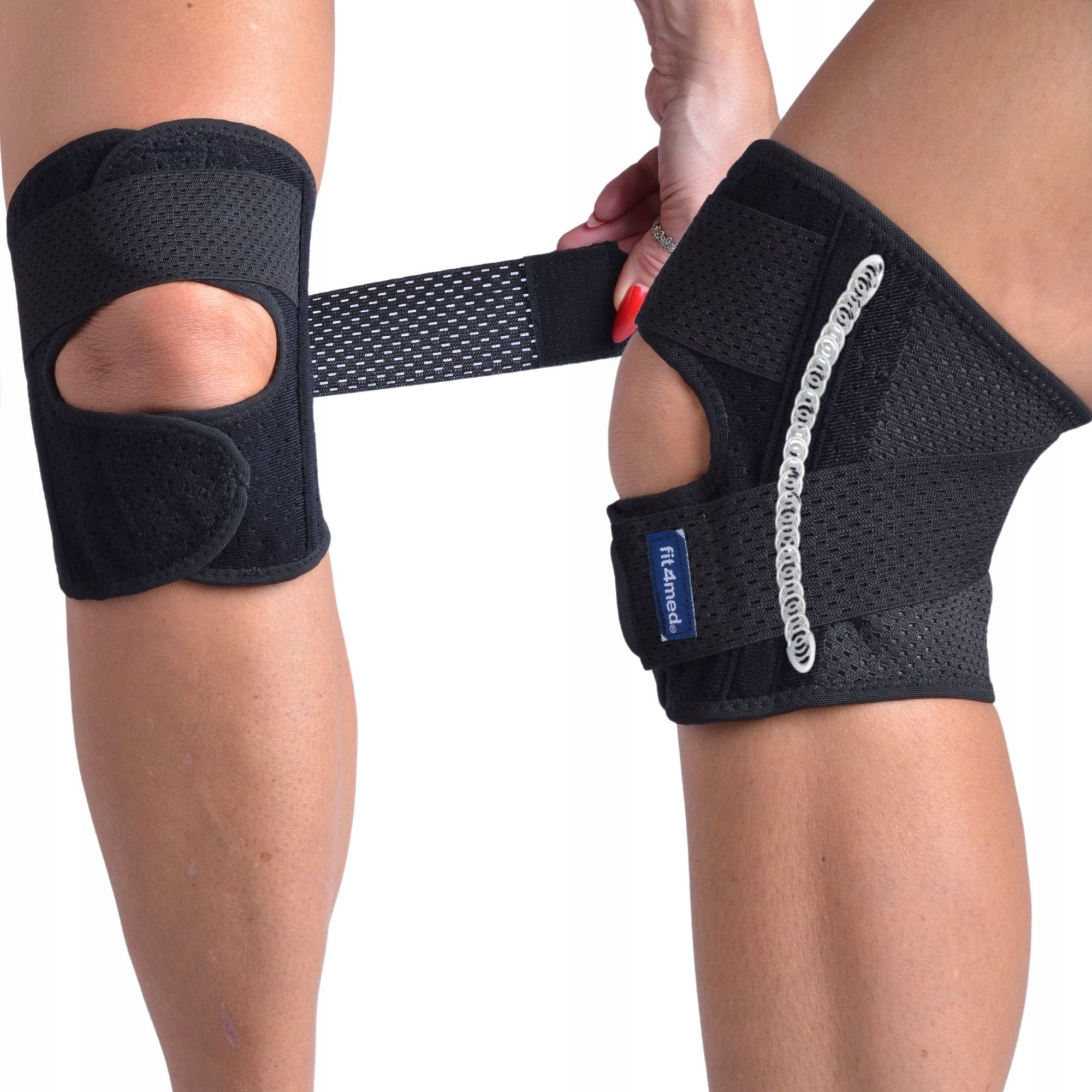 Fit4Med Orteza Stabilizator Kolana Stawu Kolanowego Prawa noga opaska