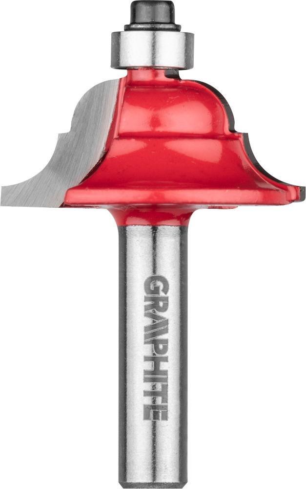 Graphite Frez widiowy (Frez kształtowy z łożyskiem, ozdobny, HM, 34.9 x 15 mm, trzpień 8 mm)