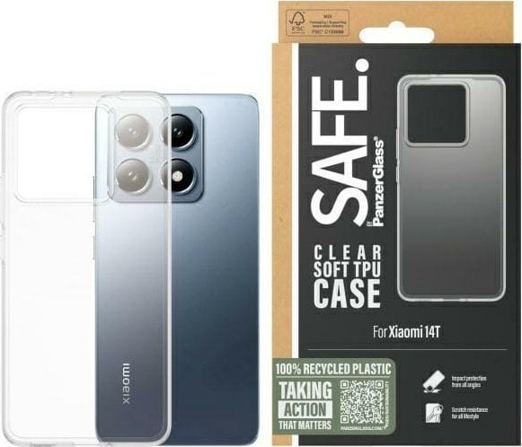 SAFE by PanzerGlass Xiaomi 14T Hardcase przeźroczysty/clear SARTPUCG58564
