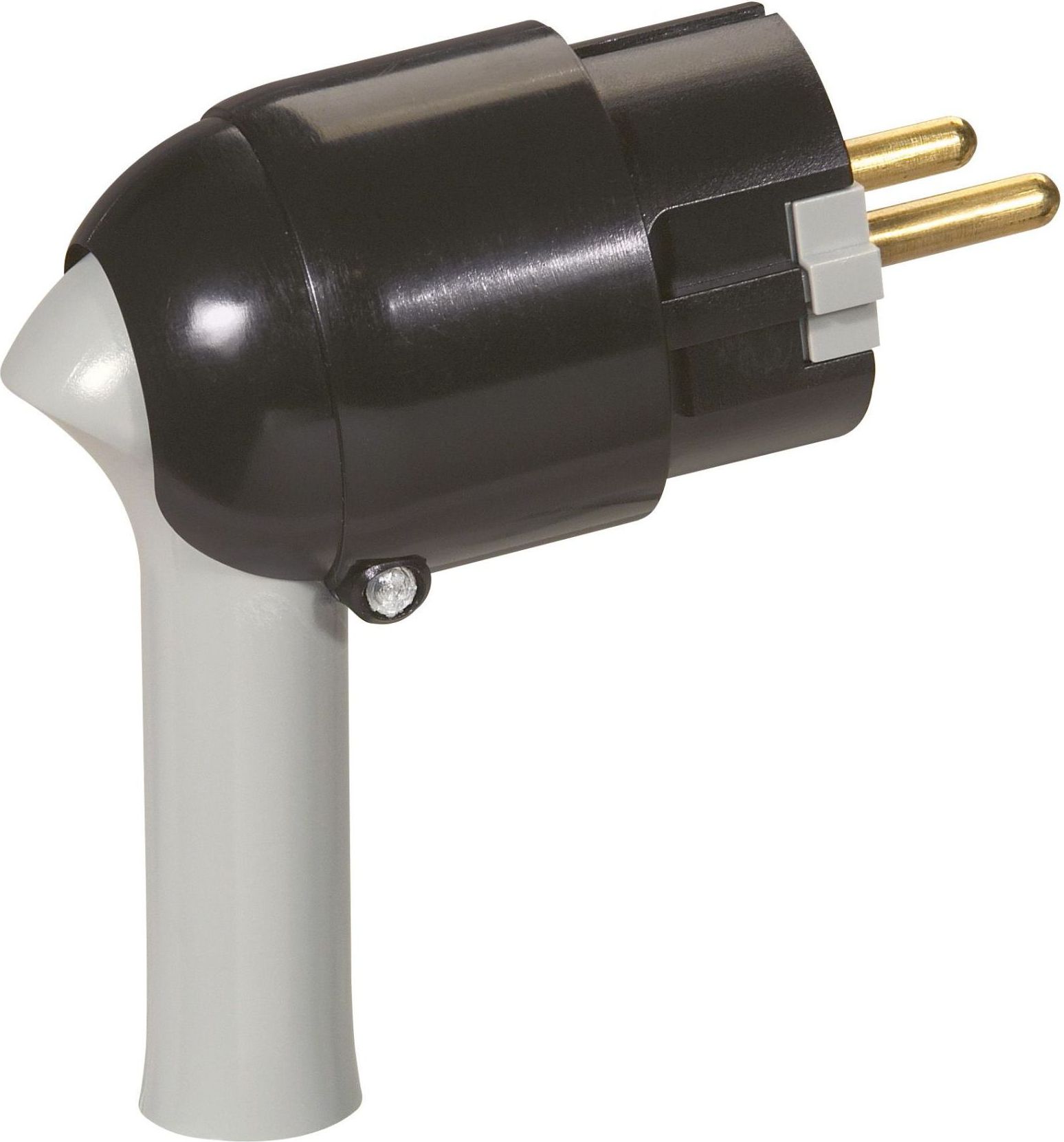Legrand Wtyczka przenośna kątowa z dźwignią 2P+Z 16A czarna - 50176