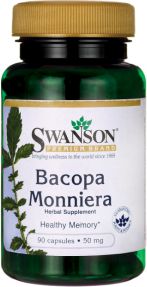 Swanson Bacopa Monniera 10:1 extract 90 kaps.