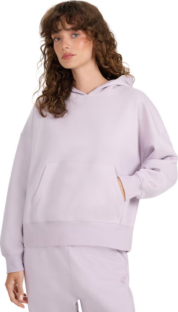 Bluza damska 4F F1887 jasny fiolet 4FWAW25TSWSF1887 52S XL