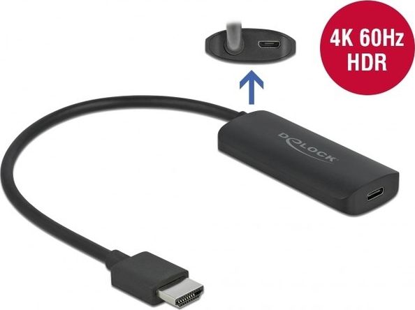 Adapter USB Delock 63251 USB-C - HDMI Czarny (63251)