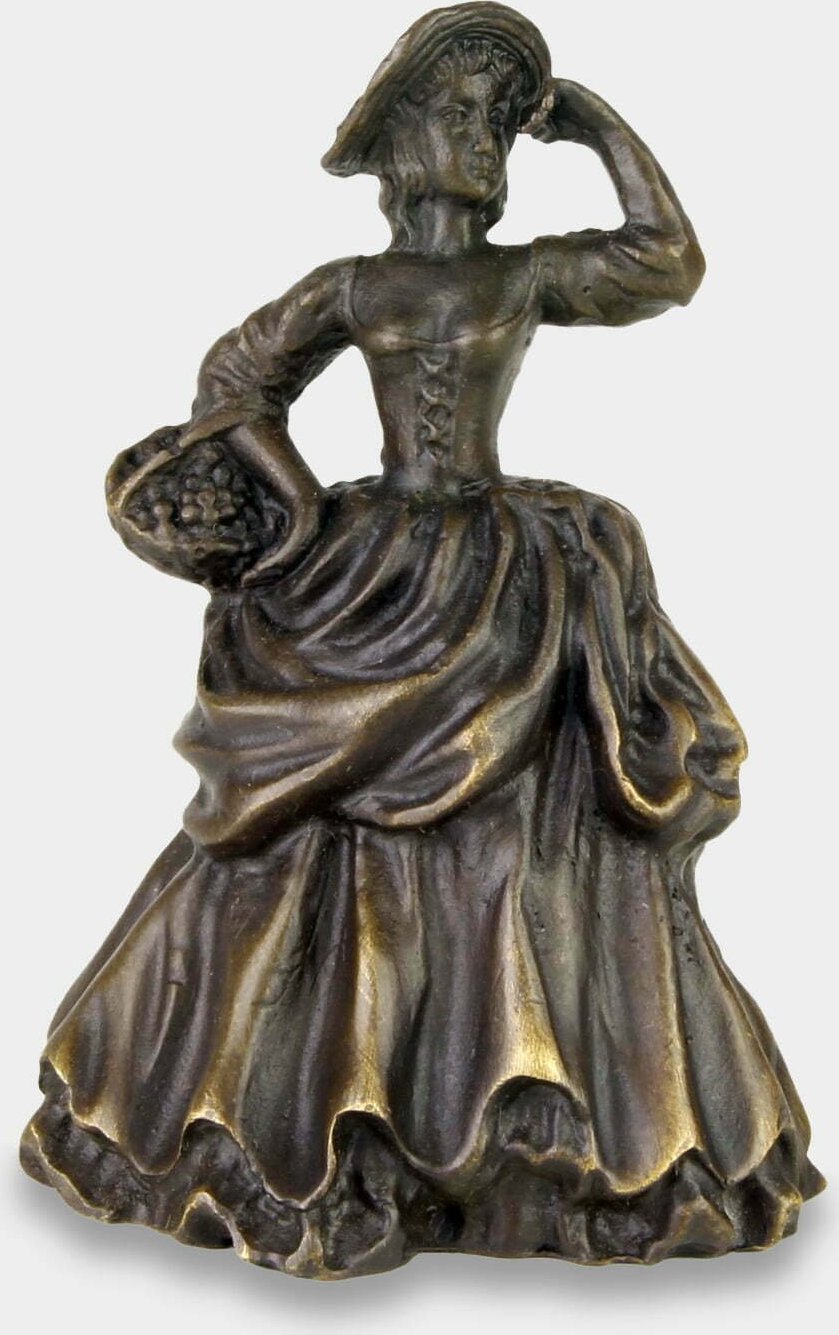 rzezbyzbrazu Dzwonek z Brązu Dama z Koszykiem