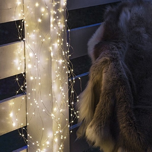 Sirius Home 30746, Silver, Transparent, 350 bulb(s), LED, 12 W, 12 V, 2700 mm