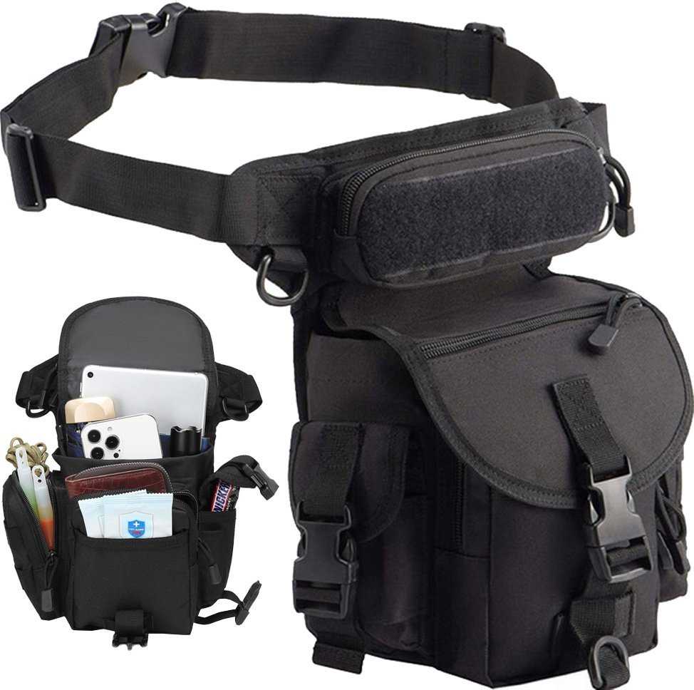 Verk Torba saszetka biodrowa na nogę wojskowa taktyczna pojemna militarna nerka Torba saszetka biodrowa na nogę wojskowa taktyczna pojemna militarna n
