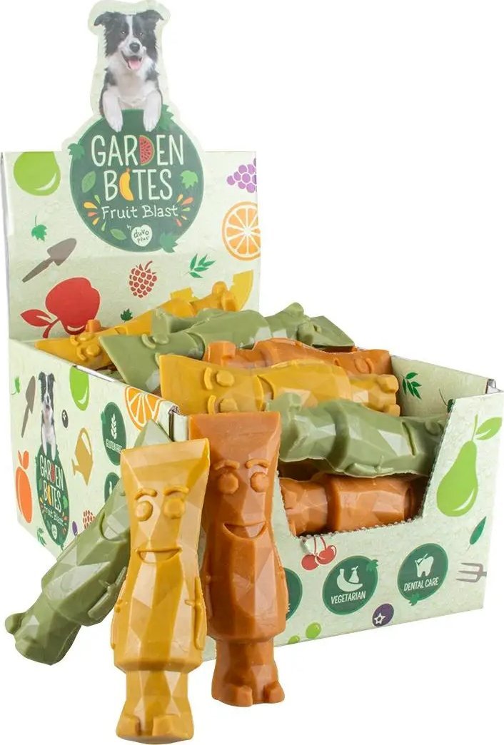 Duvo+ GARDEN BITES FRUITY TONYA TOOTHPASTE "L" 13.5cm 12szt ( dispaly zawiera 12szt x 3 )