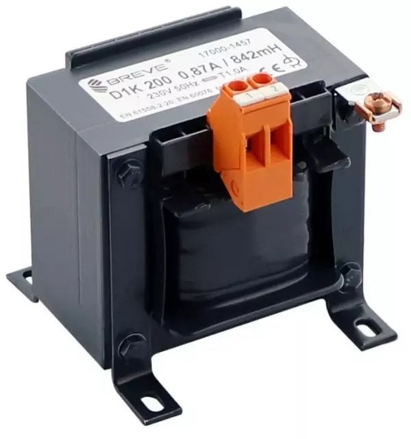 Dymo Dławik kompensacyjny 1-fazowy D1K 0,200/230 0,87A/0,842H 230V 200Var Ta 40 17000-1457