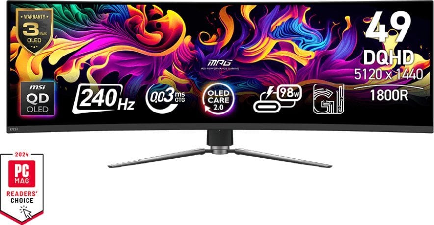 Monitor MSI MPG 491CQPX QD-OLED