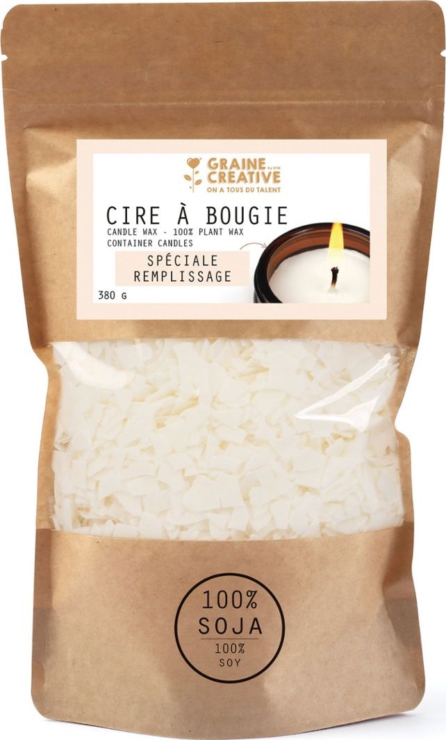 Graine Creative Wosk Sojowy do Świec w słoiczkach 380 g