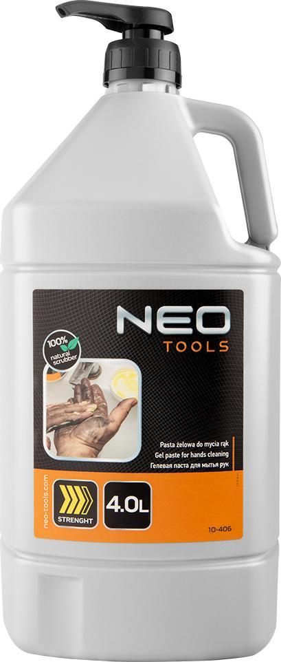 Neo Pasta do mycia rąk (Żelowa, żółta, pasta do mycia rąk, do usuwania trudnych i bardzo trudnych zabrudzeń - butelka 4 litry)
