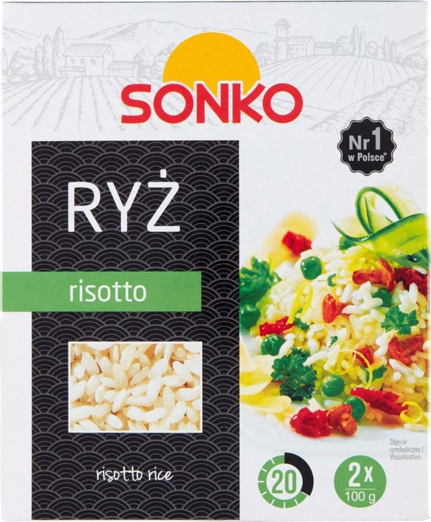 SONKO Sonko Ryż risotto 200 g (2 x 100 g)