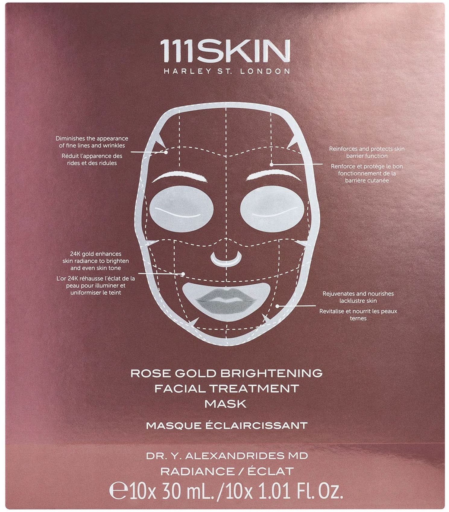 111SKIN_Rose Gold Brightening Facial Treatment maseczka do twarzy 5x30ml