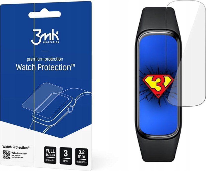 3MK 3MK Folia ARC Sam Galaxy Fit 3 Folia Fullscreen Watch