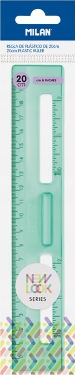 Milan Linijka 20cm New Look zielona MILAN