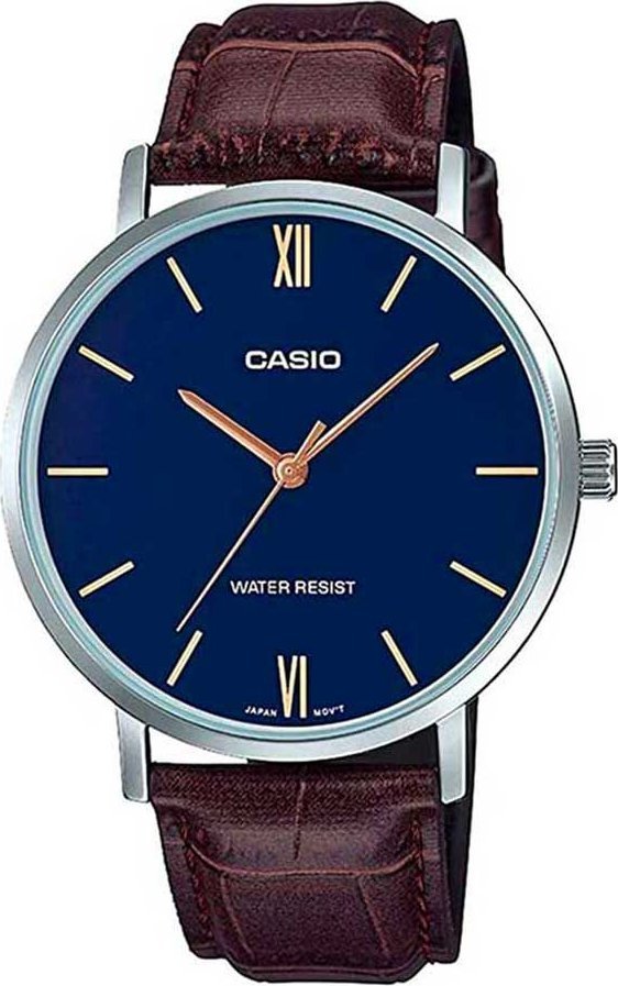 Zegarek Casio Zegarek marki Casio model LTP-VT01L kolor Brązowy. Akcesoria damski. Sezon: Cały rok NoSize