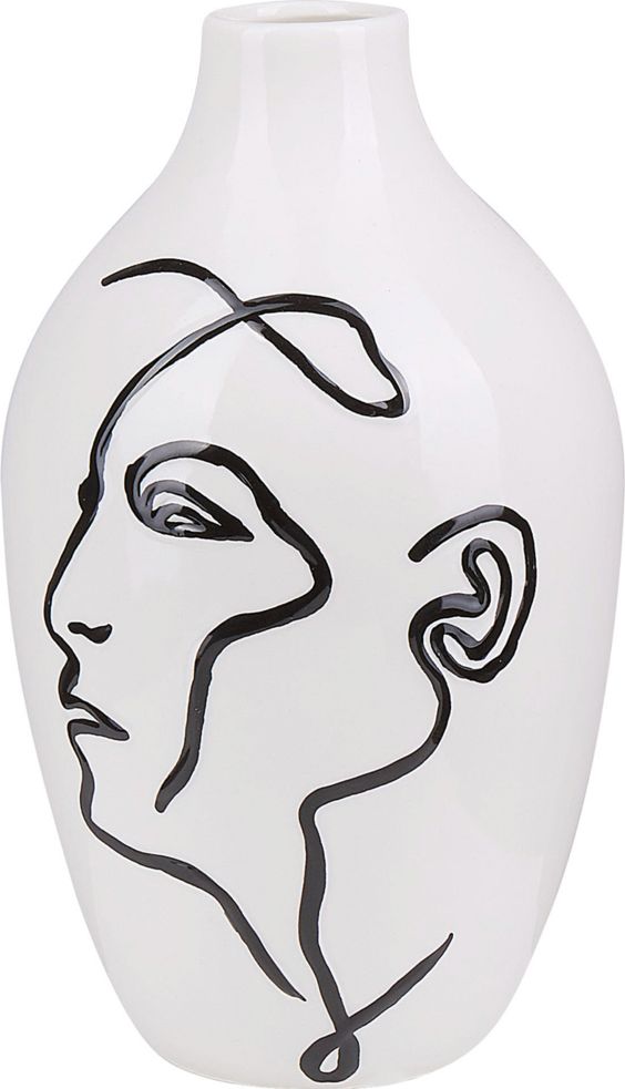 Shumee Wazon na kwiaty biały HELIKE