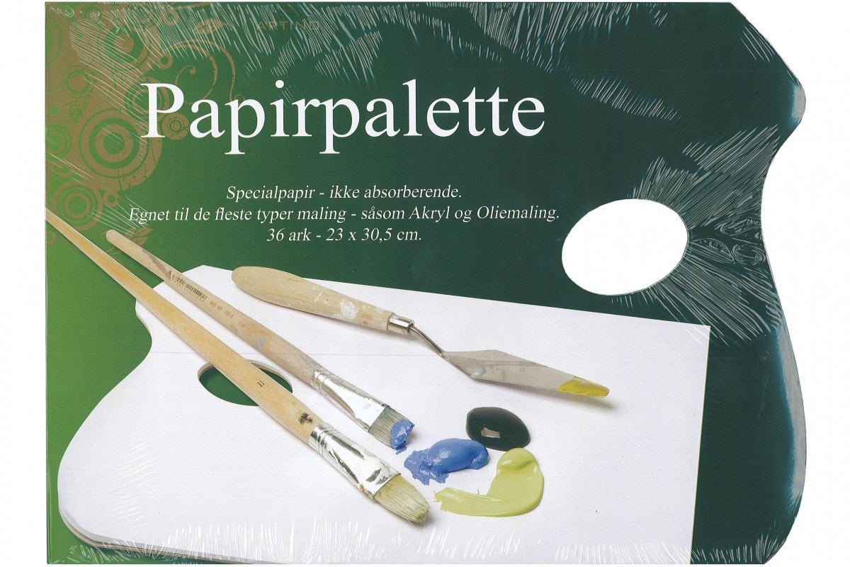 Papirpalette 23x30,5 cm 36 ark