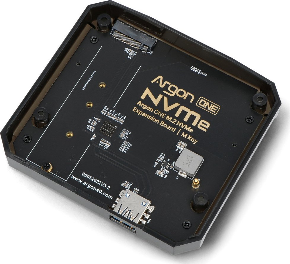 Argon40 Płytka rozszerzeń Argon One M.2 NVMe - do Raspberry Pi 4B}