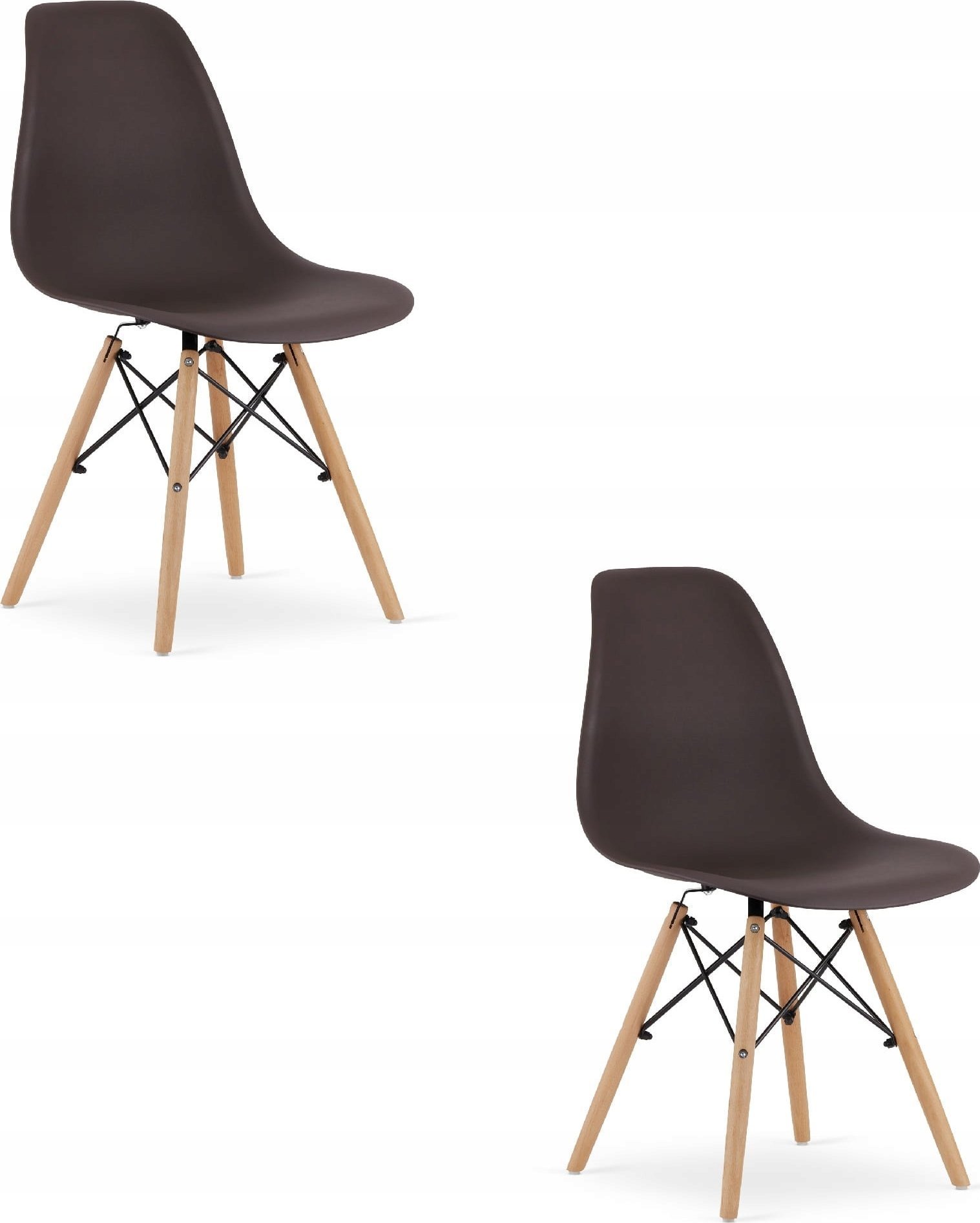 Leobert Krzesło OSAKA kawa / nogi naturalne x 2