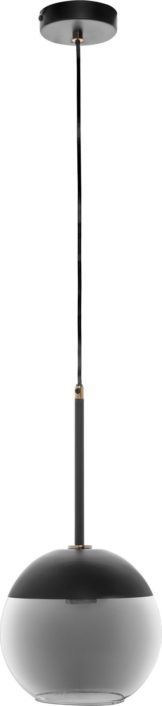 Lampa wisząca Orno LARA 1P, lampa wisząca, E27 max. 60W, czarna