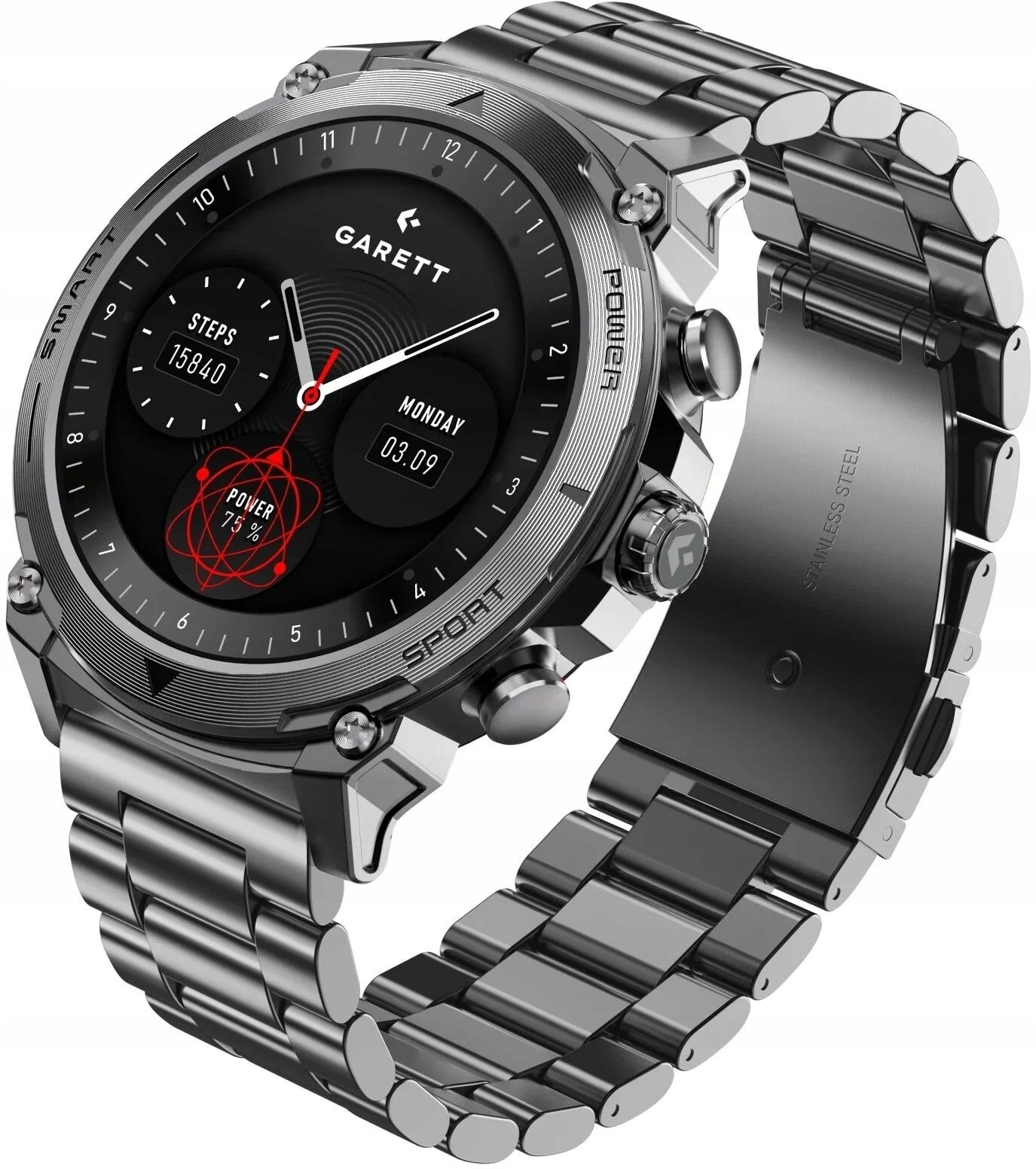 Smartwatch Garett Atom Grafitowy (5904238486863)