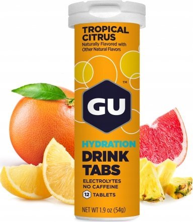 GU Hydration Drink Tabs Tropical Citrus 12szt (25/03)
