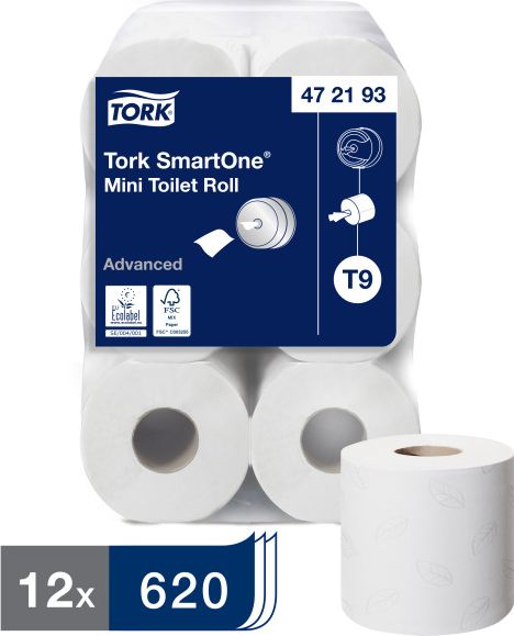 Tork Tork SmartOne - Papier toaletowy w mini roli - 2-warstwowy
