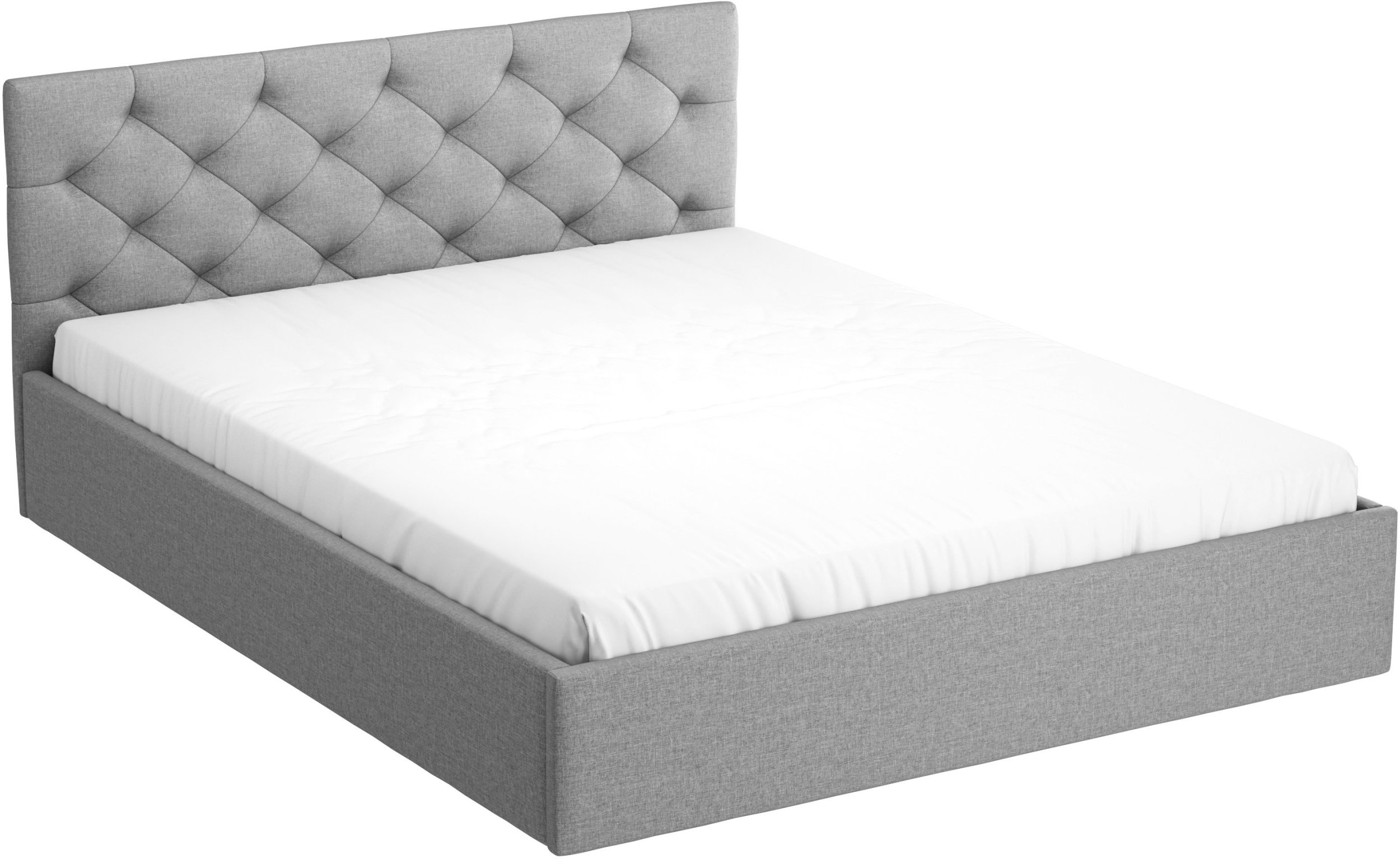 Łóżko SARA 140x200 POJEMNIK+METALOWY STELAŻ sawana 21