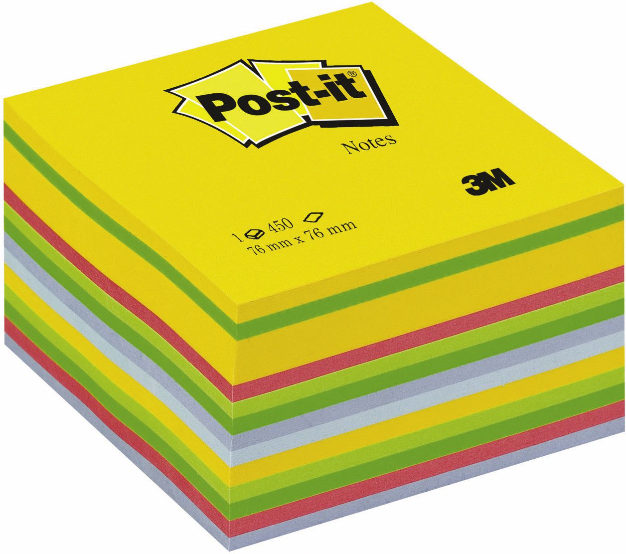 Post-it Kostka samoprzylepna kolorowa 400K (FT510280157)