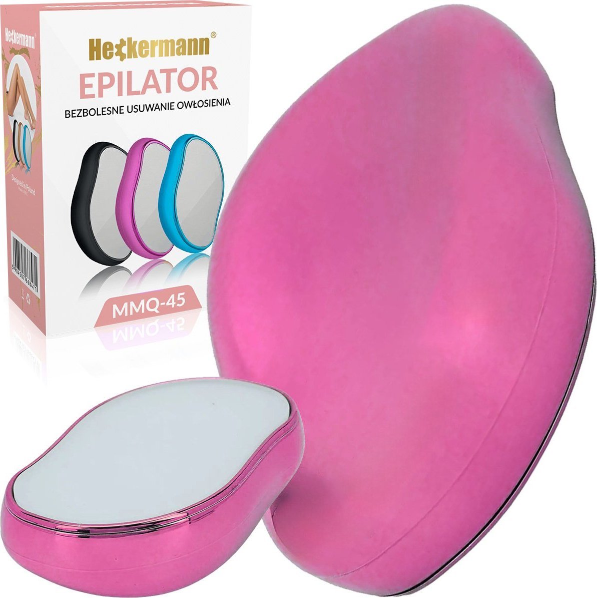 Heckermann Kamień do usuwania włosów Heckermann MMQ-45 Różowy