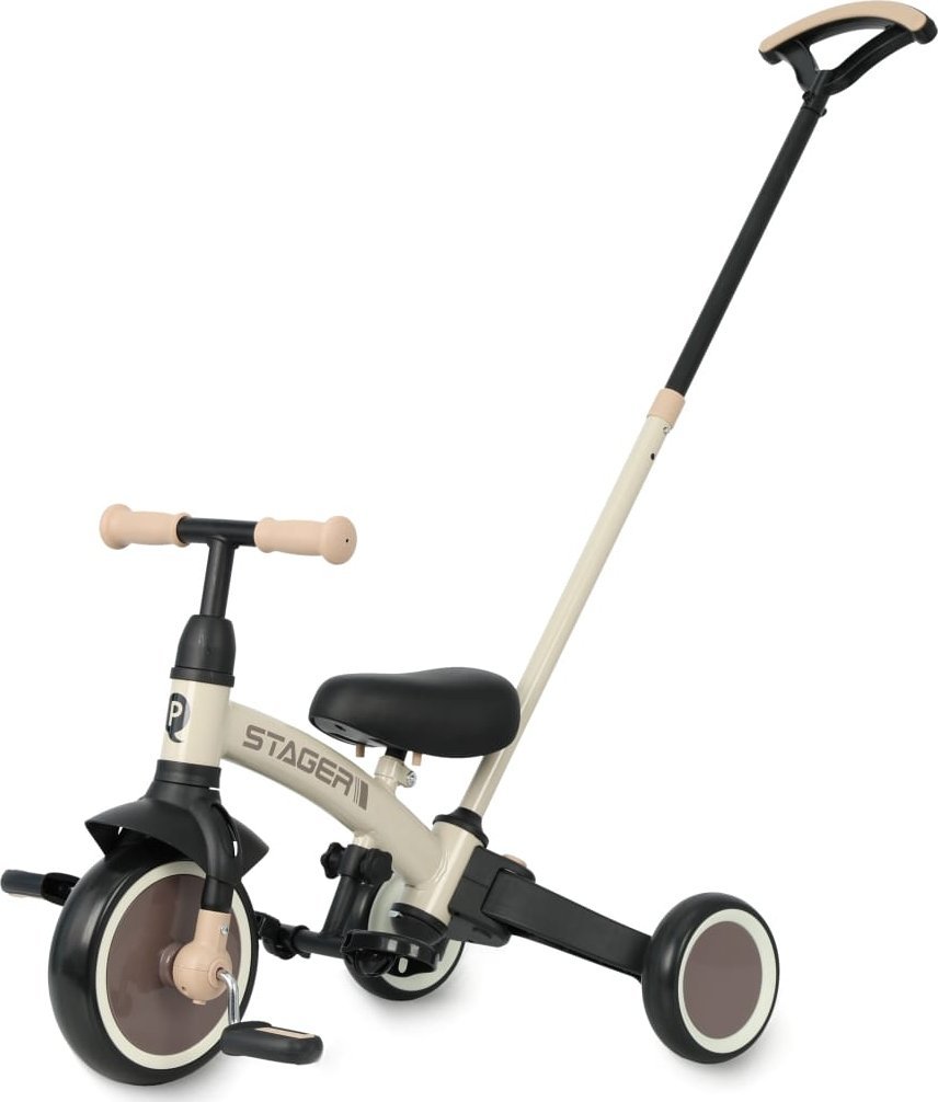 Qplay Rowerek Trójkołowy Stager 3w1 Brown