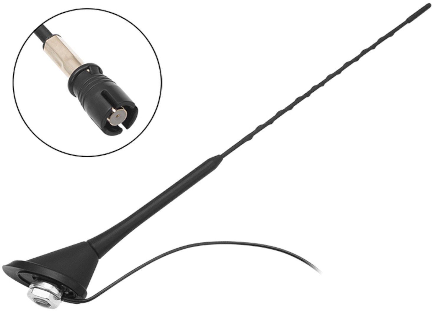 Antena samochodowa dachowa VW Raku II maszt 40cm