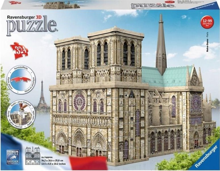 Ravensburger Puzzle 3D Katedra Notre Dame