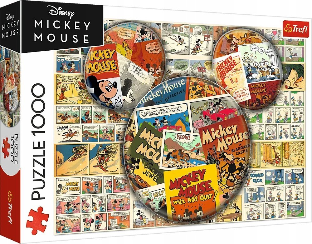 Trefl Puzzle Disney Komiksowa Myszka Miki 1000 elementów