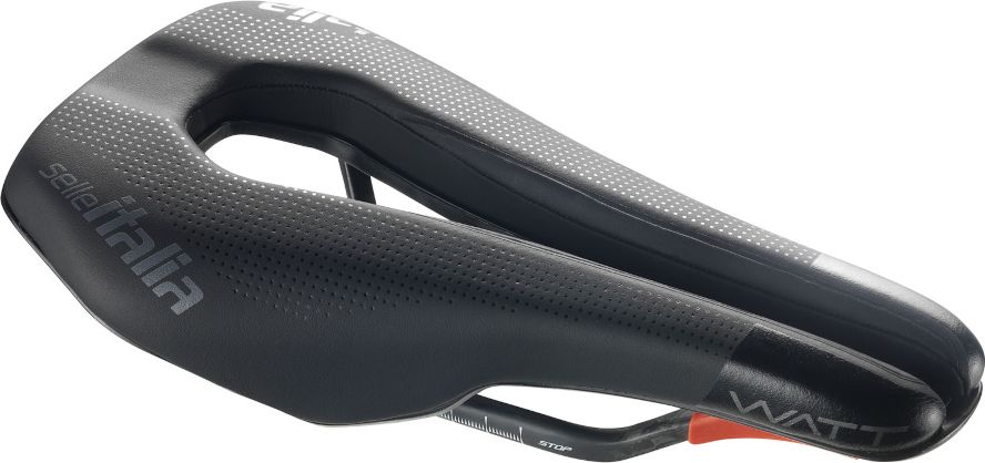 Selle Italia Siodło SELLE ITALIA WATT SUPERFLOW KIT CARBONIO (id match - U3) carbon/keramic 7x9, fibra-tek, czarne (NEW)