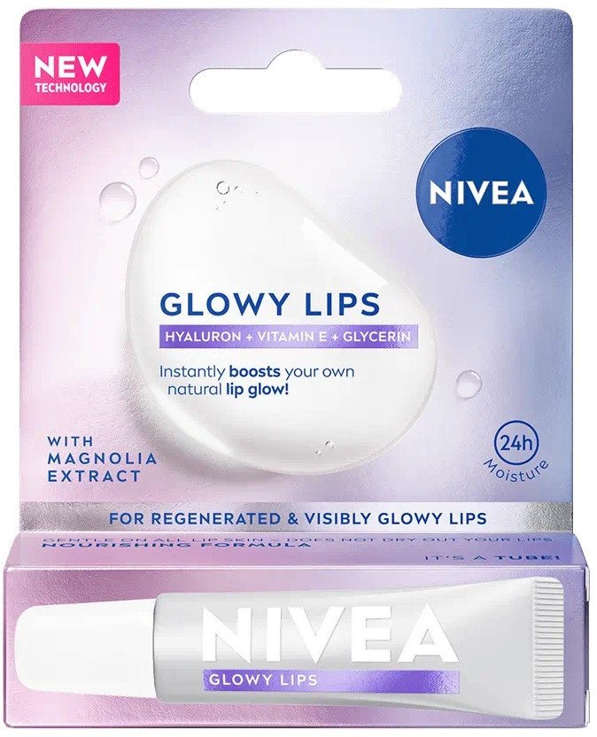 Nivea Glowy Lips balsam do ust z ekstraktem z magnolii 10ml