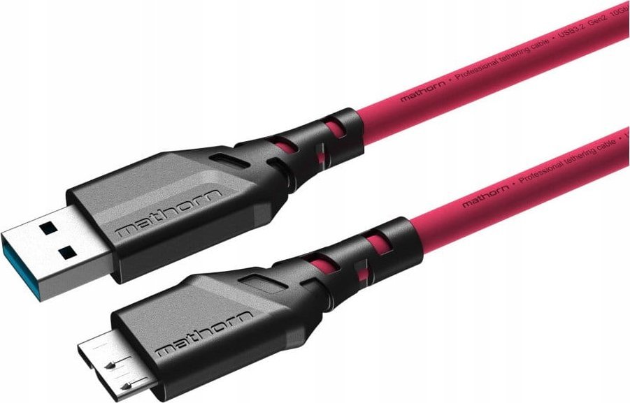 Kabel USB Ednet USB-A - microUSB 5 m Różowy (MTC-520M)