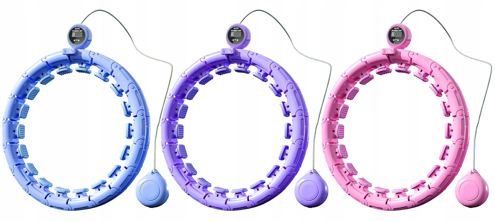 Hula hop z wypustkami ARSA GO 45 cm wielokolorowy