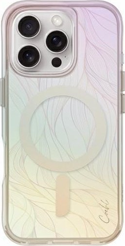 Uniq UNIQ case Coehl Willow iPhone 16 Pro 6.3" Magnetic Charging opal/iridescent